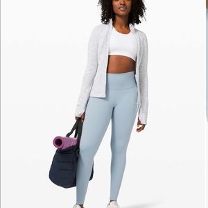 Lululemon Wunder Under HR Tight 28” chambray sz 10